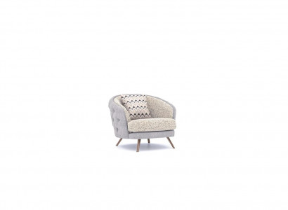 Designer armchair modern furnishings upholstered furniture living room luxury upholstery seat